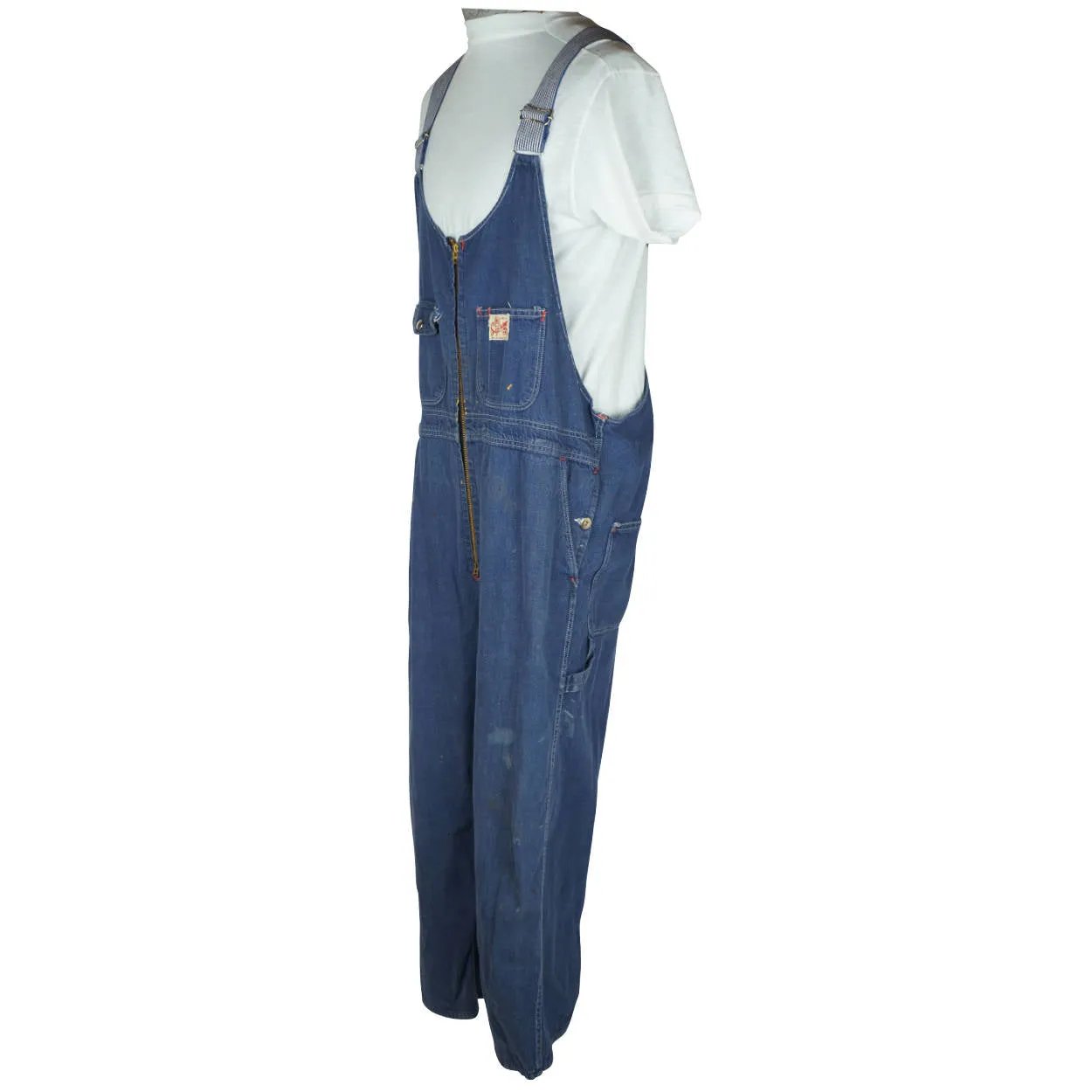 Vintage Denim Workwear Overalls Coveralls Supreme Canada Wabasso 1950s