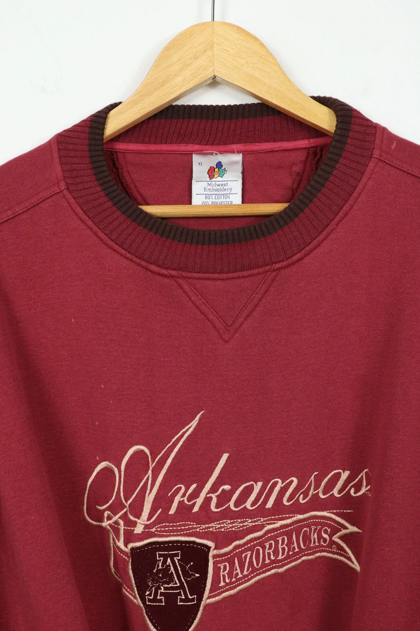 Vintage Embroidered Arkansas Crewneck