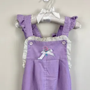 Vintage Health-tex Purple Corduroy Overalls 24 Months USA
