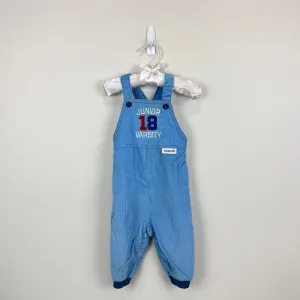 Vintage Healthtex Junior Varsity Blue Corduroy Overalls 9 Months USA