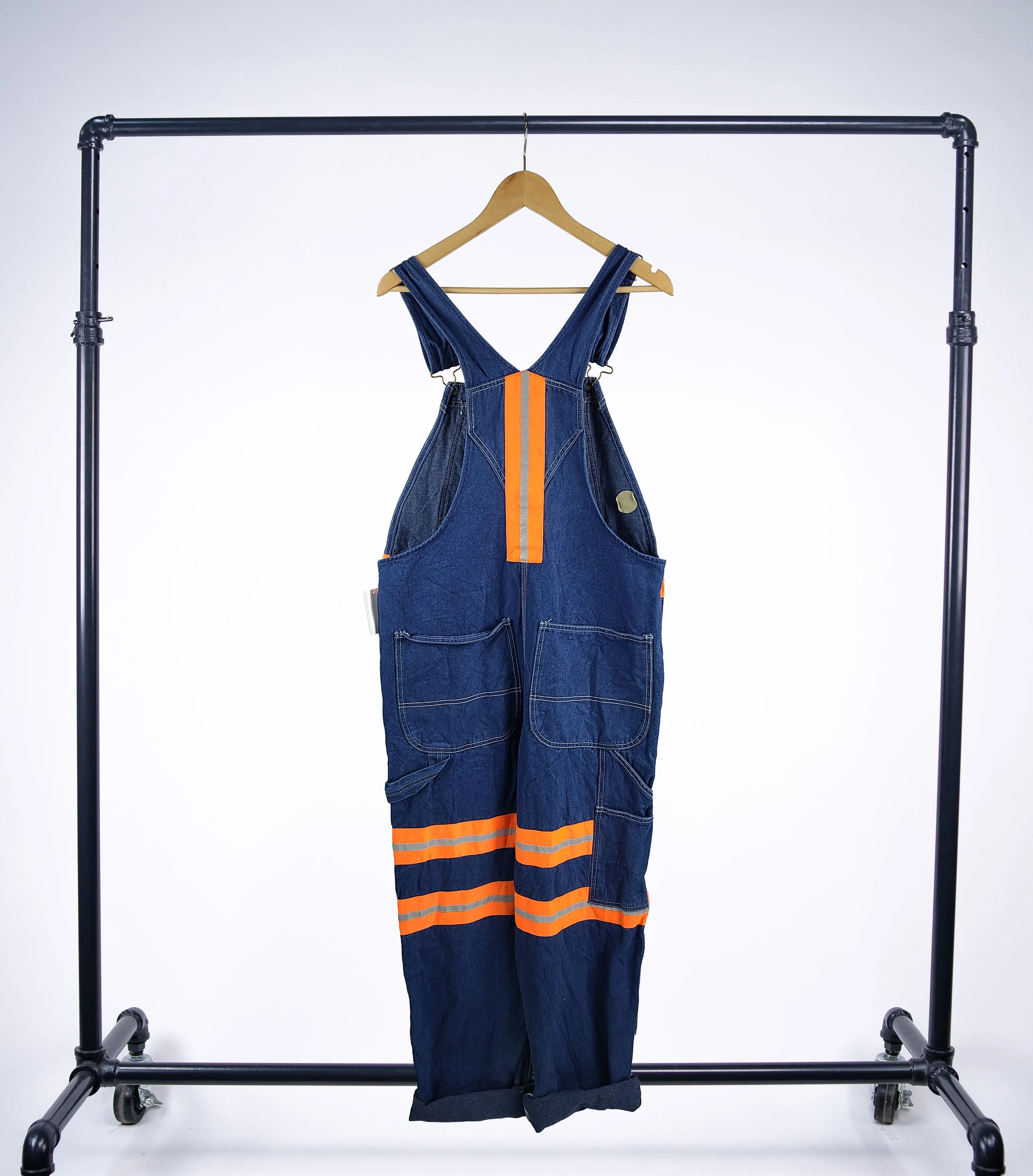 Vintage Liberty Denim Overalls with Reflective