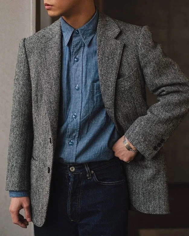VINTAGE NAVY SHIRT