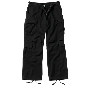 Vintage Paratrooper Fatigue Pants Black