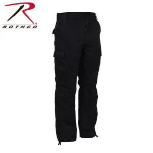 Vintage Paratrooper Fatigue Pants Black
