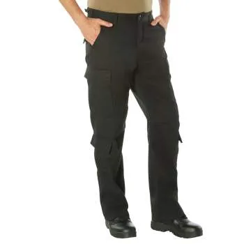 Vintage Paratrooper Fatigue Pants Black