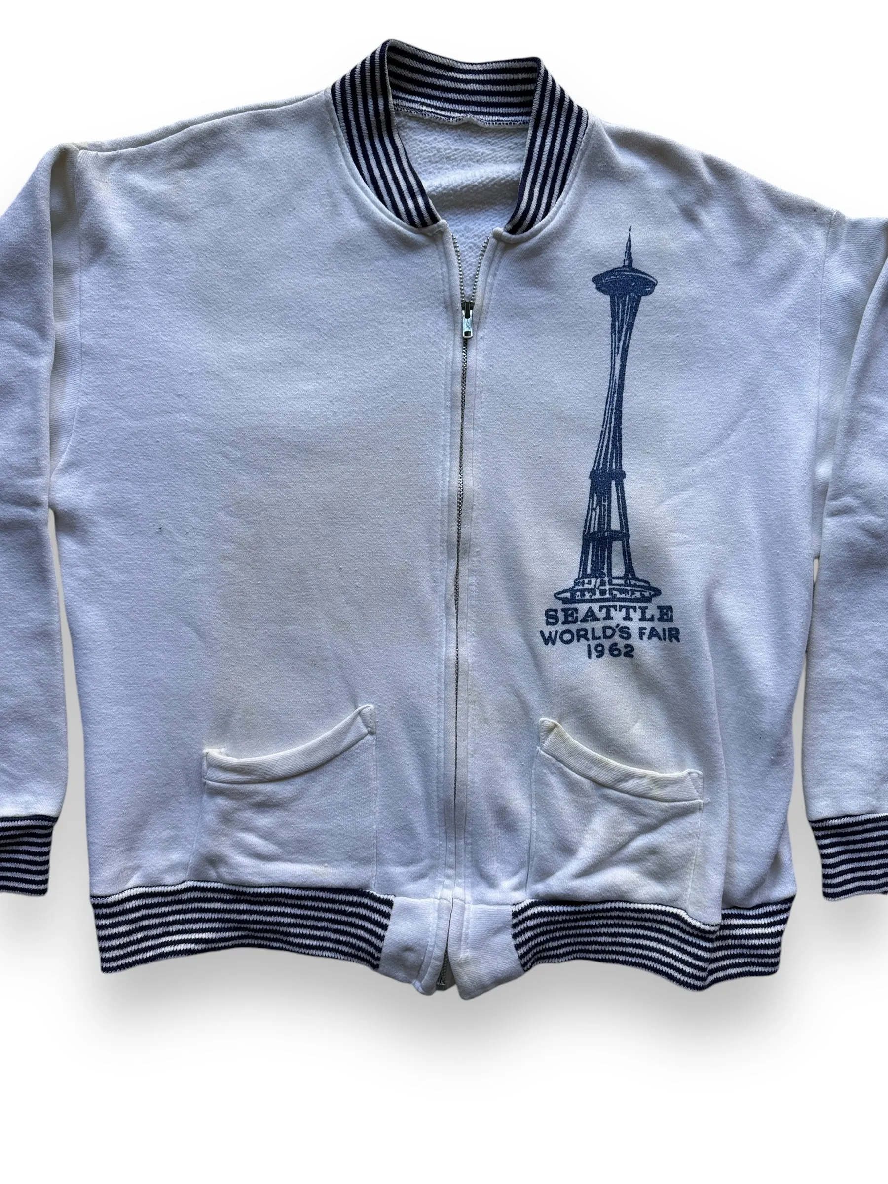 Vintage Seattle World's Fair 1962 Zip-Up Sweatshirt SZ M