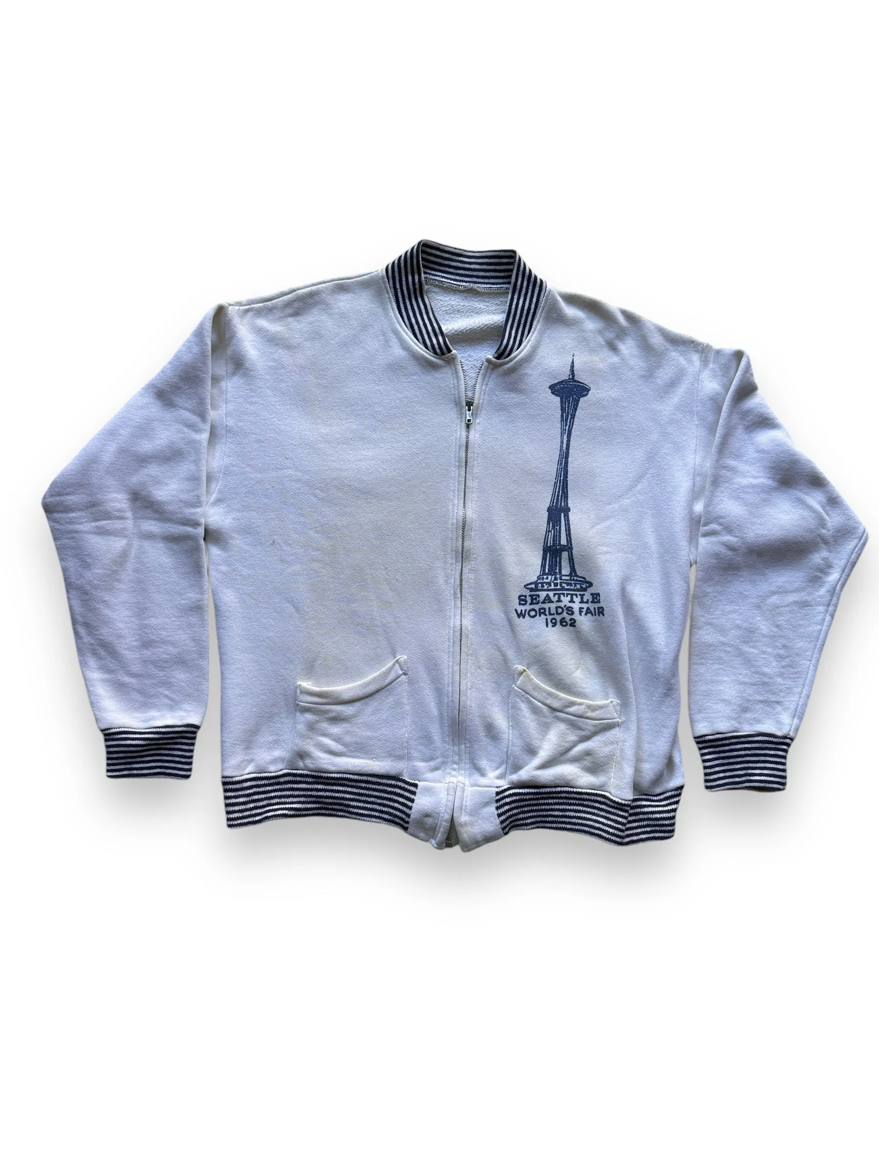 Vintage Seattle World's Fair 1962 Zip-Up Sweatshirt SZ M