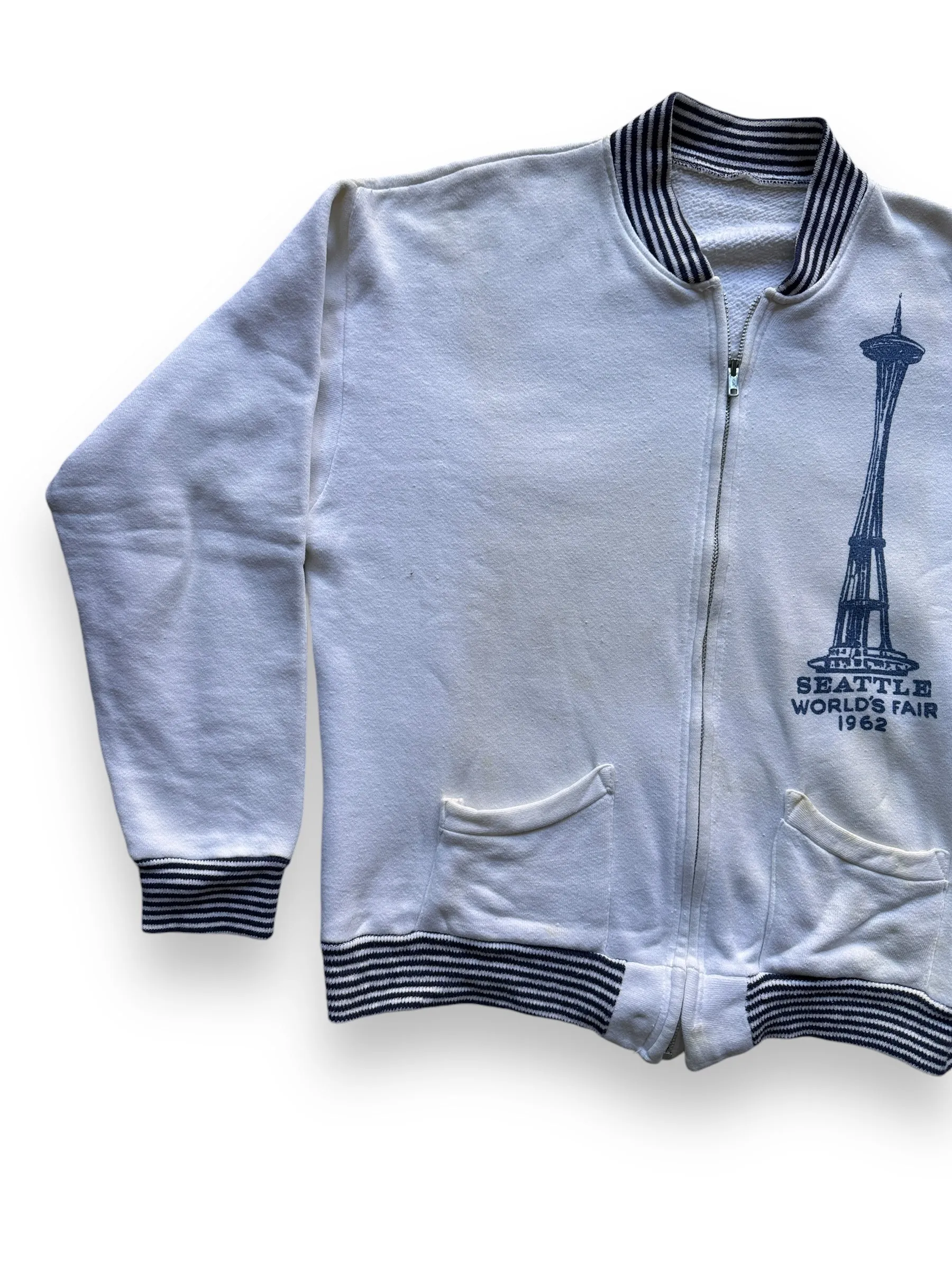 Vintage Seattle World's Fair 1962 Zip-Up Sweatshirt SZ M