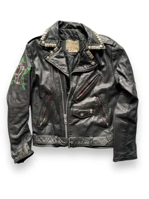 Vintage Sisters of Mercy Studded Leather Jacket SZ M