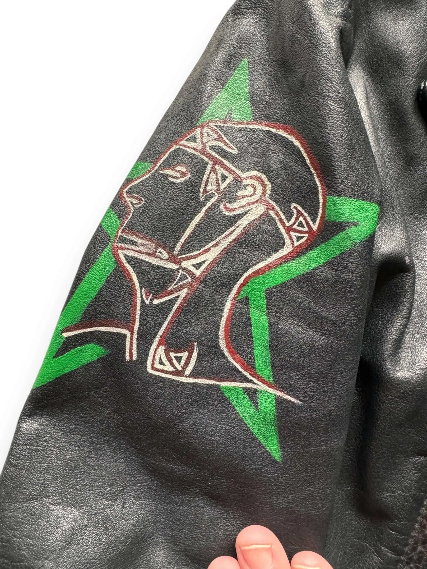 Vintage Sisters of Mercy Studded Leather Jacket SZ M