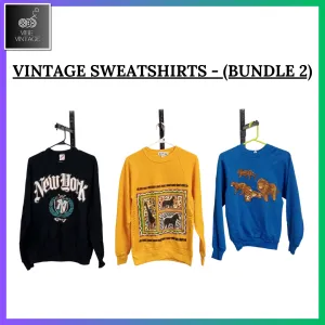 VINTAGE SWEATSHIRTS - 24 PCS (BUNDLE 2)