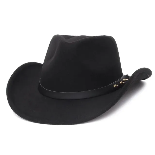 Vintage Western Cowboy Hat Wide Brim
