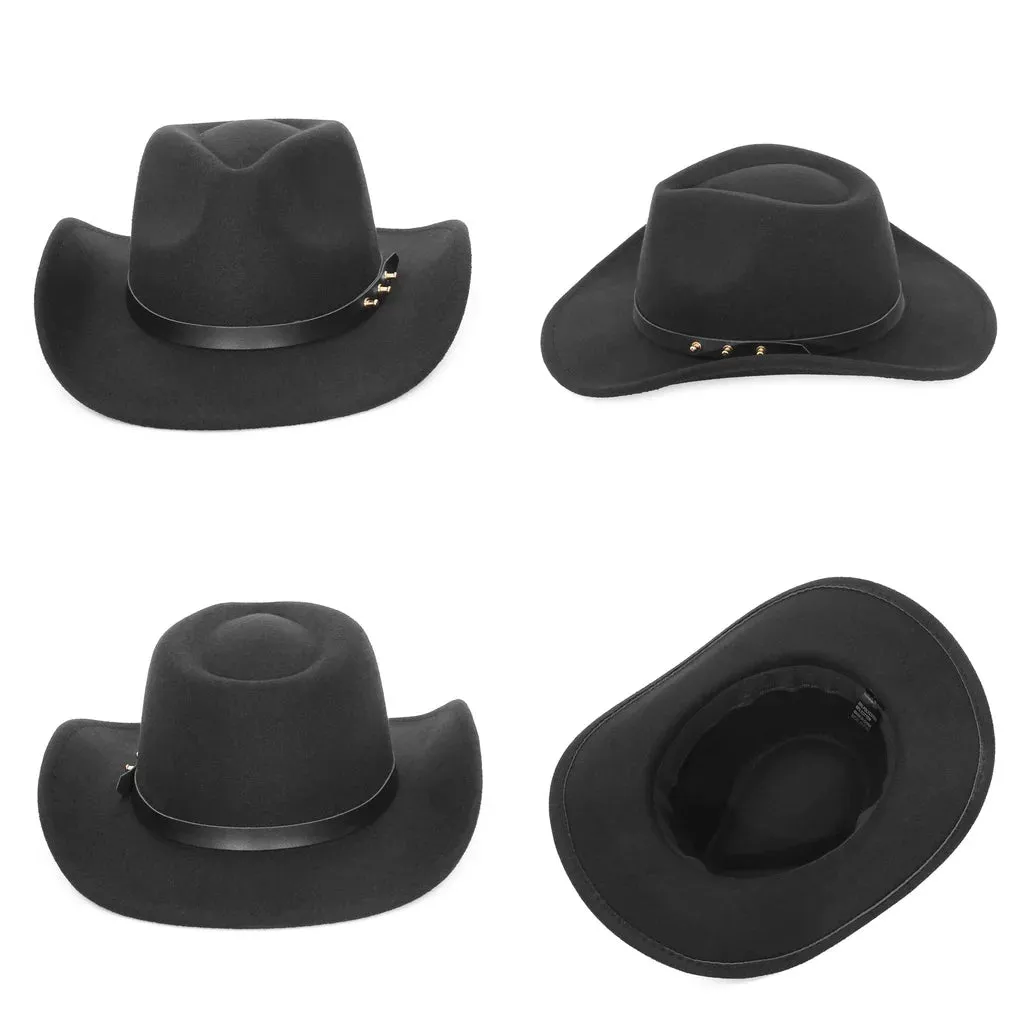 Vintage Western Cowboy Hat Wide Brim