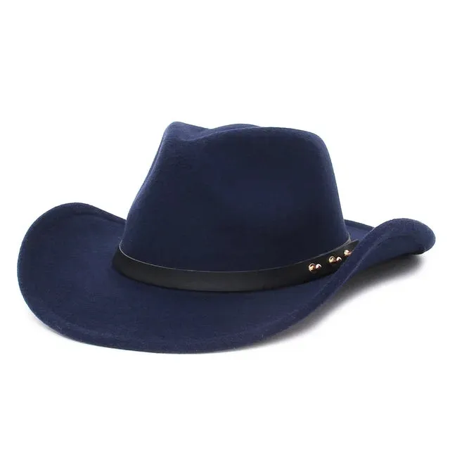 Vintage Western Cowboy Hat Wide Brim