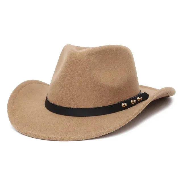 Vintage Western Cowboy Hat Wide Brim