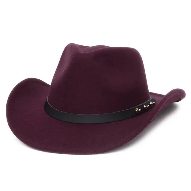 Vintage Western Cowboy Hat Wide Brim