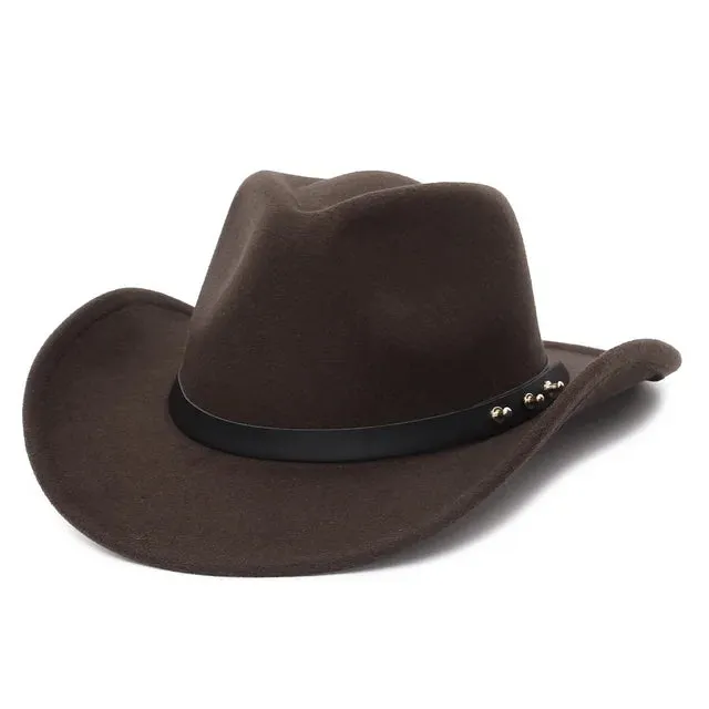 Vintage Western Cowboy Hat Wide Brim