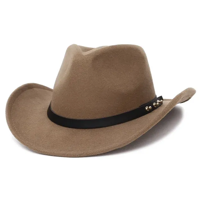 Vintage Western Cowboy Hat Wide Brim