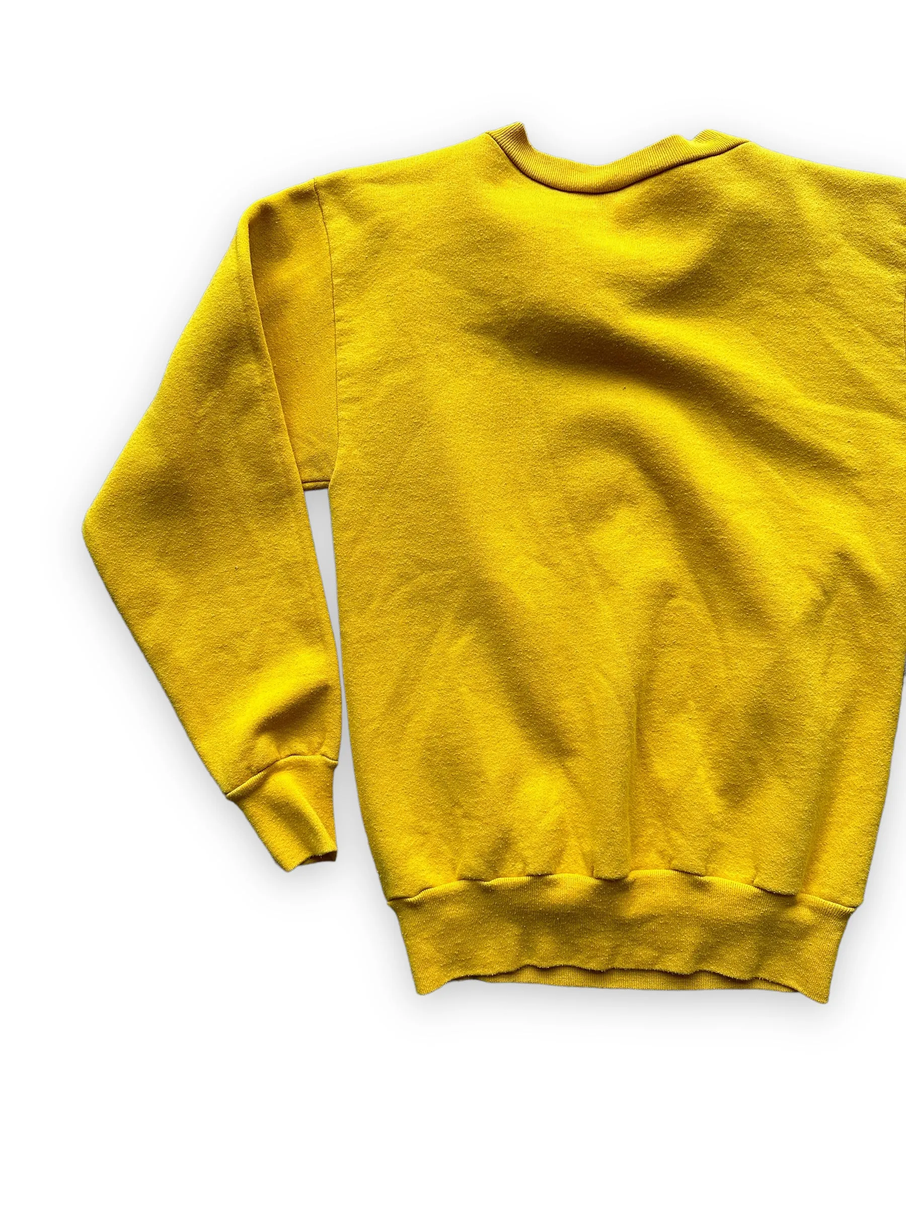 Vintage Yellow Wyoming Crewneck Sweatshirt SZ M | Vintage Crewneck Sweatshirt Seattle | Barn Owl Vintage Seattle