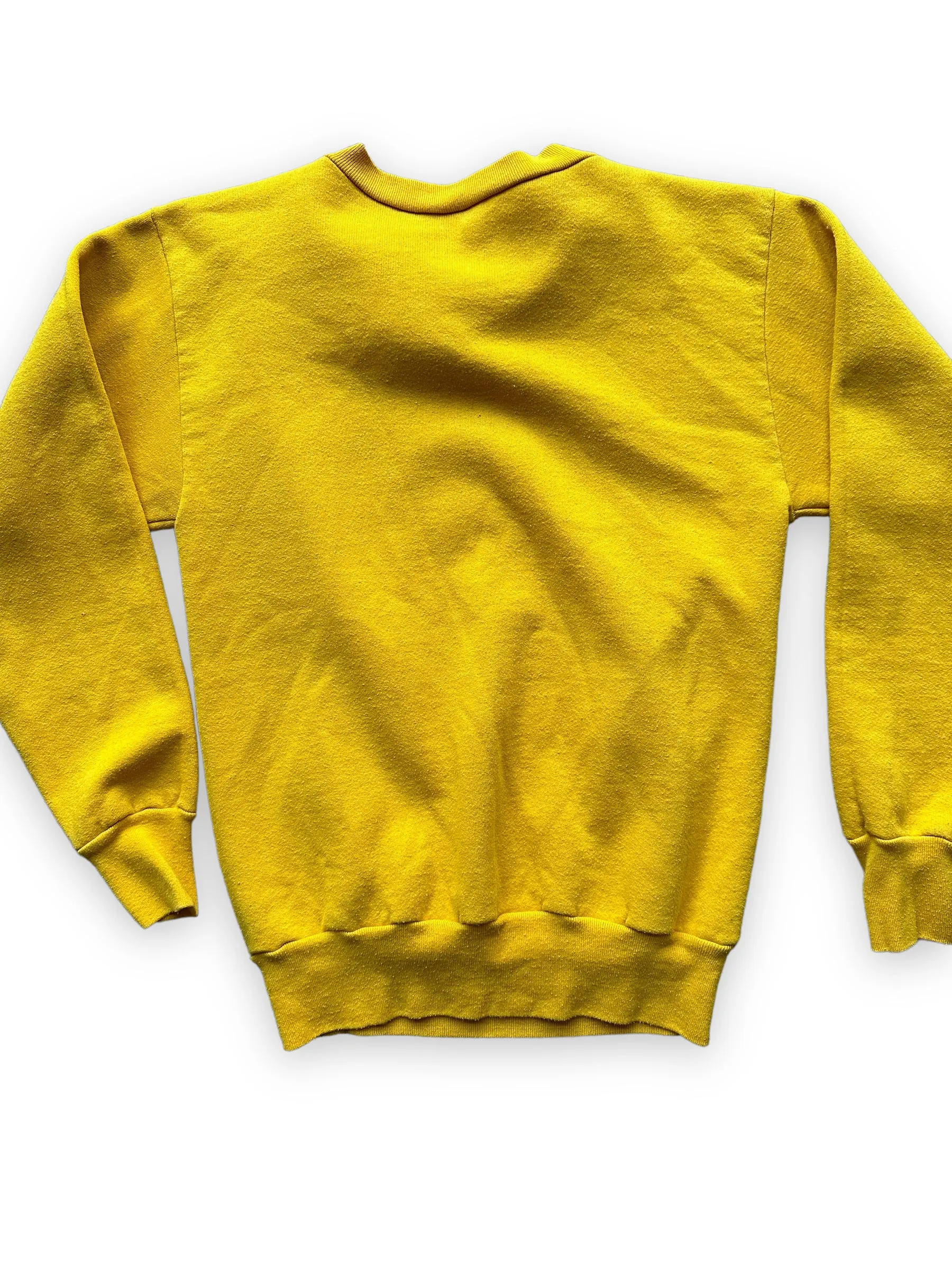 Vintage Yellow Wyoming Crewneck Sweatshirt SZ M | Vintage Crewneck Sweatshirt Seattle | Barn Owl Vintage Seattle