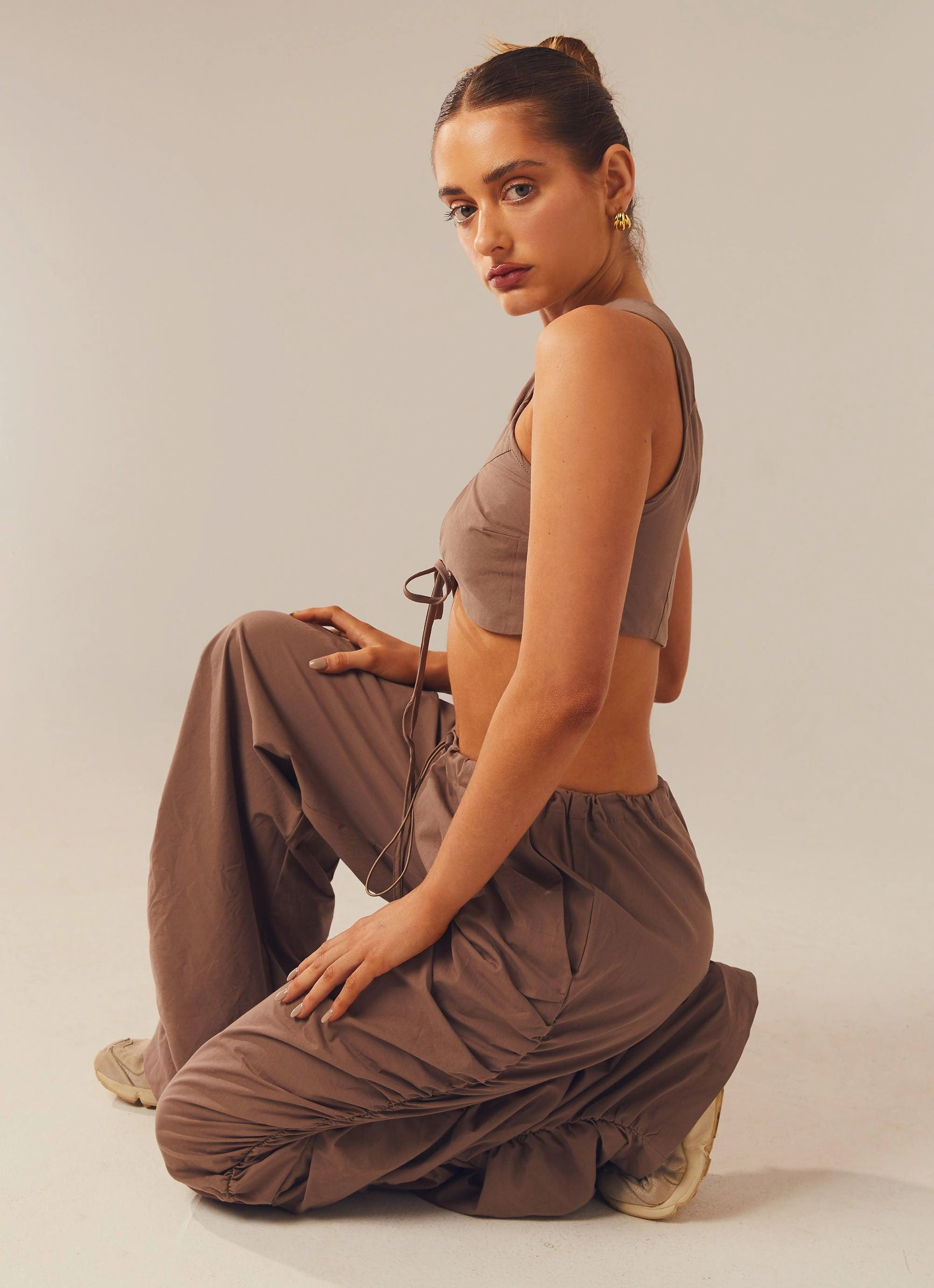 DoubleLayeredEdges Fluorescent Nights Pants - Stonewood