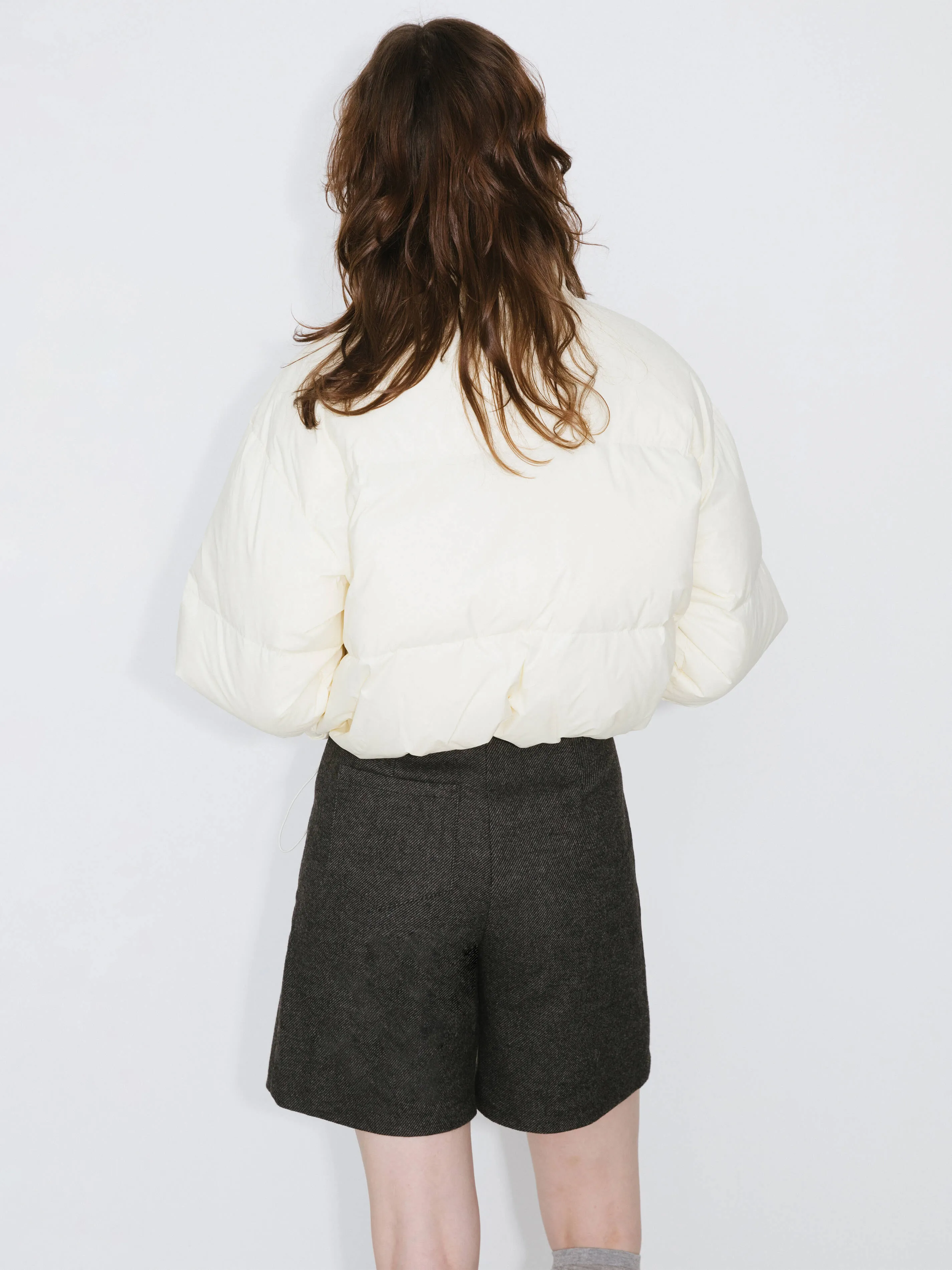 Virgin Wool Cargo Shorts