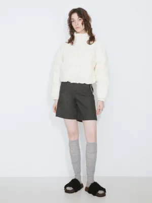 Virgin Wool Cargo Shorts