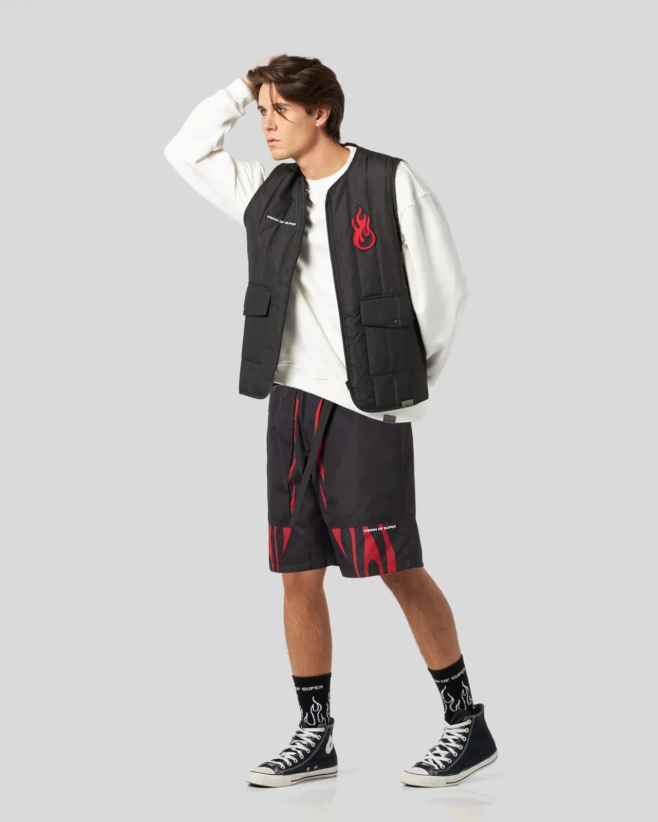 Vision of Super Black Cargo Shorts
