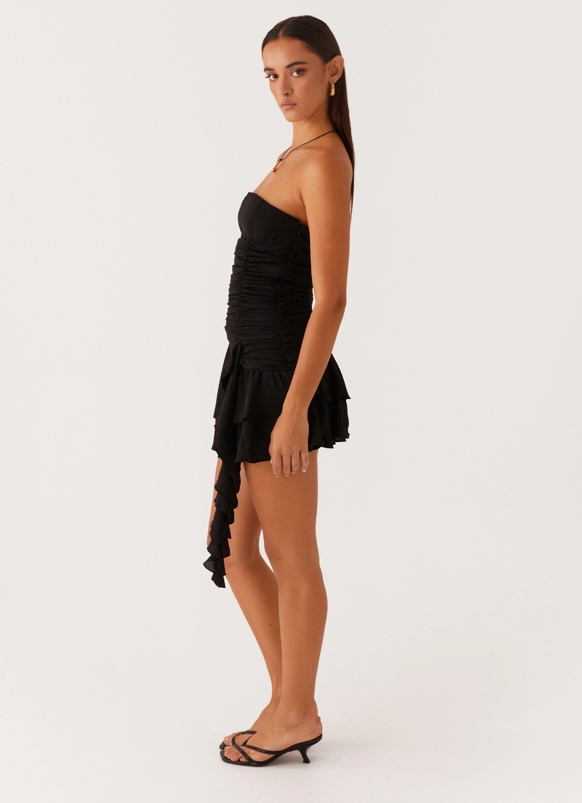 Shine Skin Viviana Mini Dress - Black