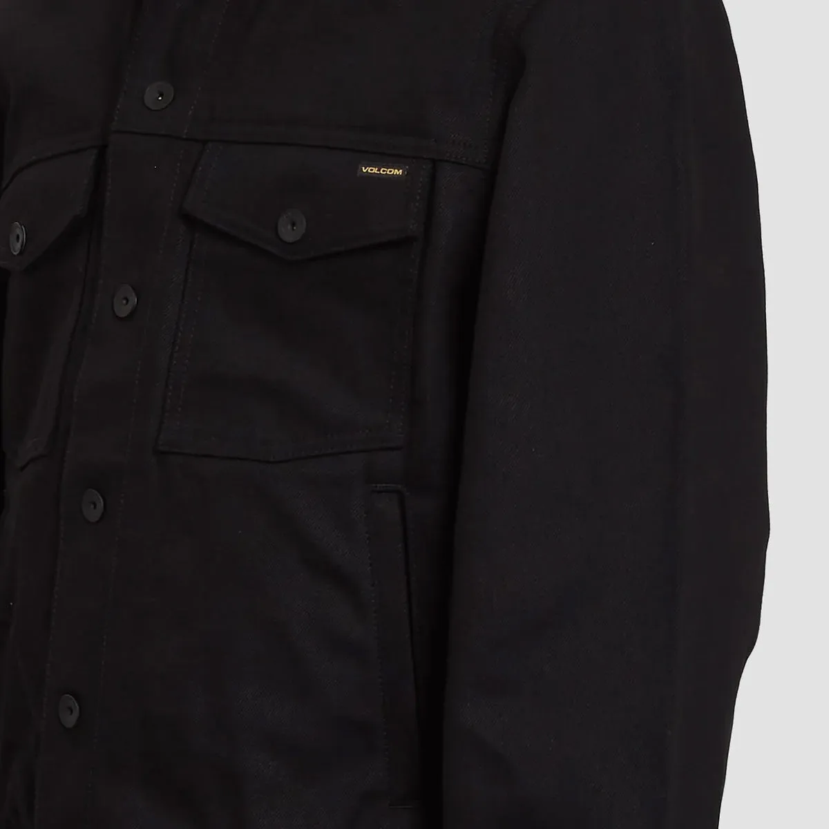 Volcom Stereostone Denim Jacket Black