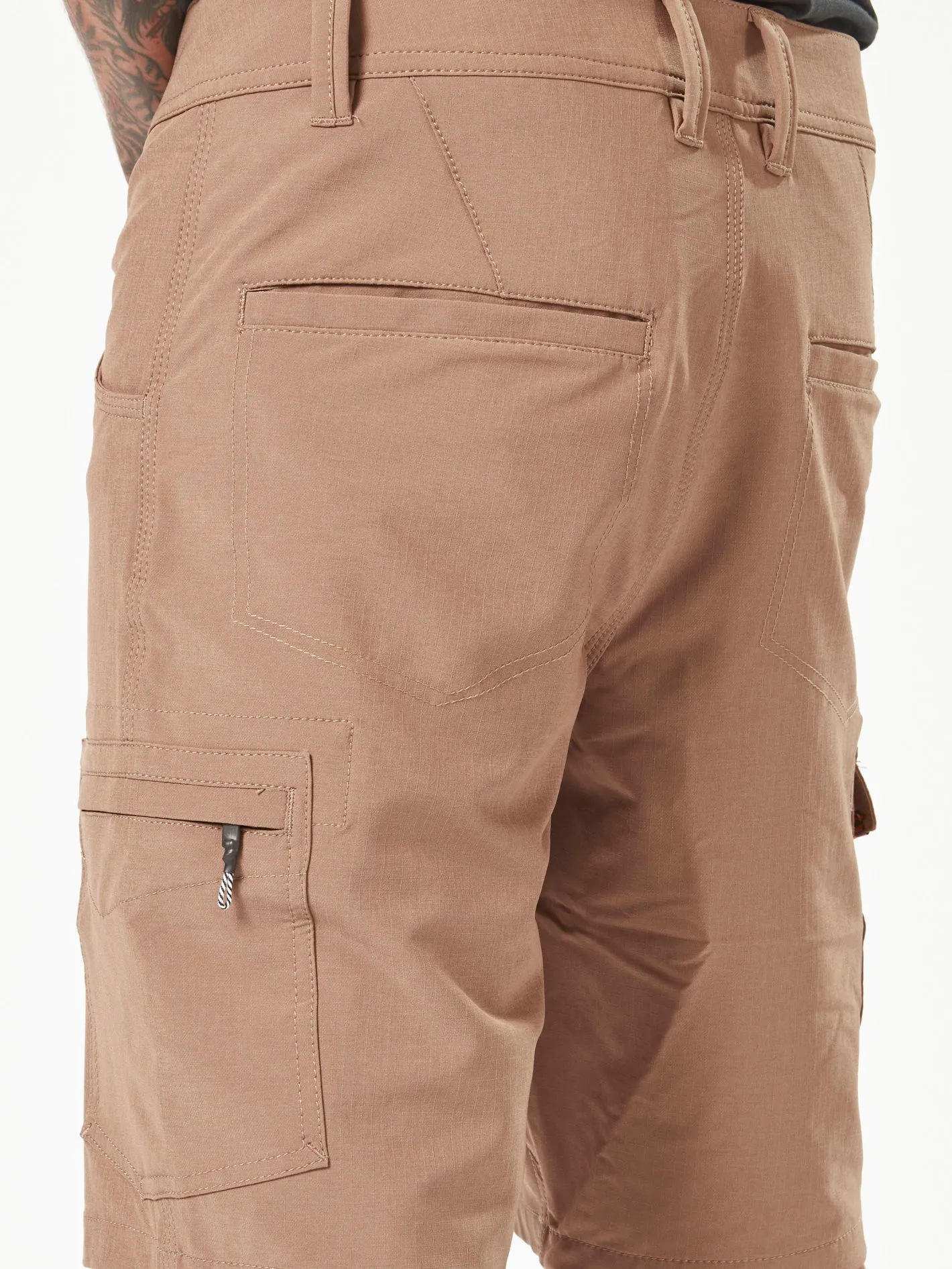 Volcom Workwear Slab Hybrid Shorts - Brindle