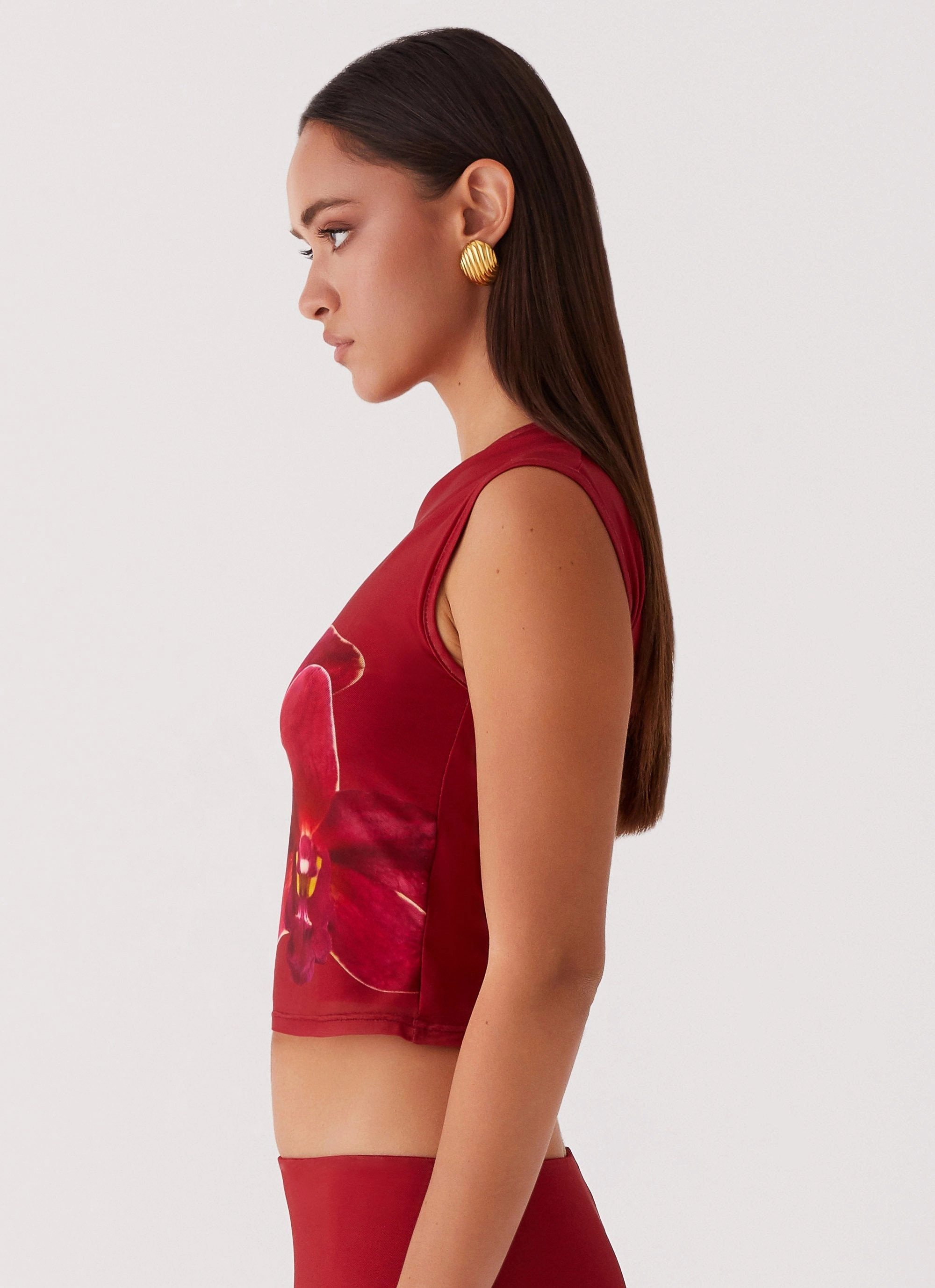 AllDay Comfort Design Outdoor Style Staple Waiting for Dawn Mesh Top - Rosa