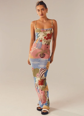 Fashionable Cut Farm Air Wanderlust Maxi Dress - Fantasy Muse