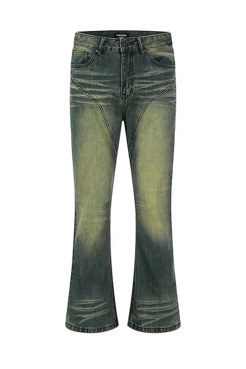 Washed Flared Jeans