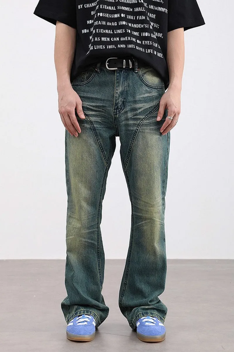 Washed Flared Jeans