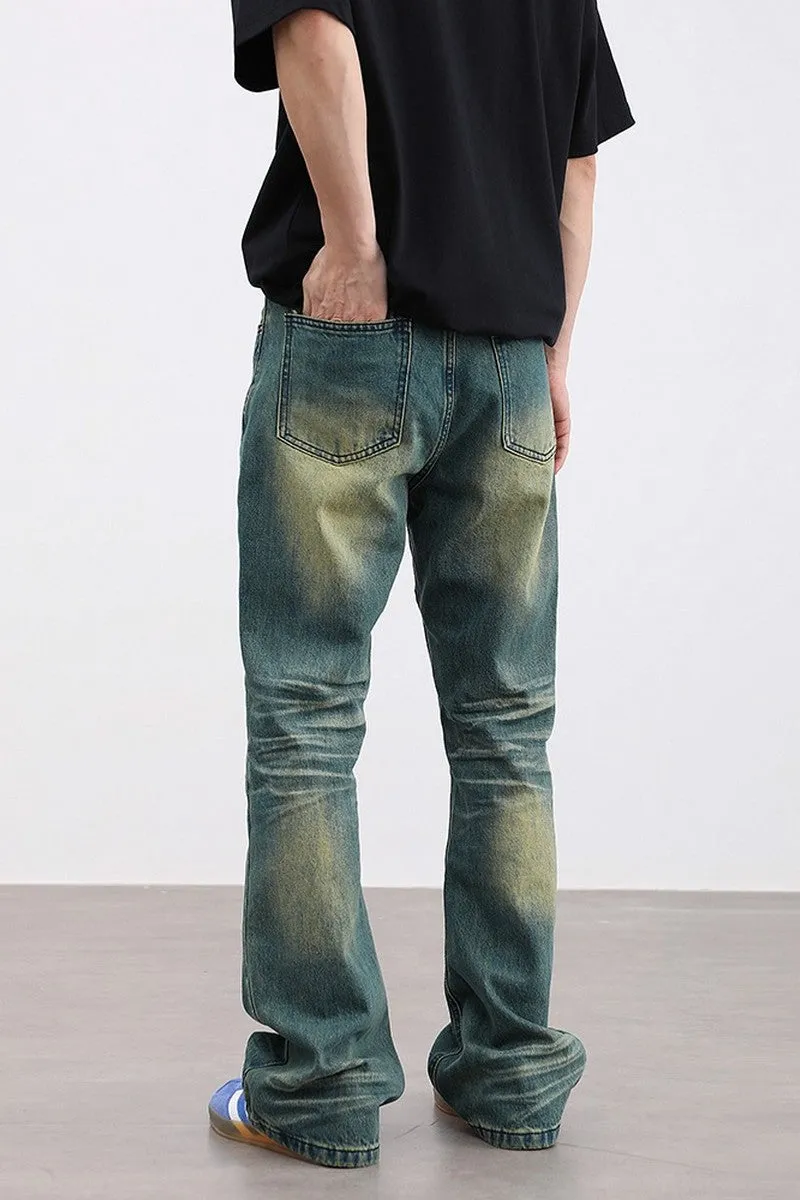 Washed Flared Jeans