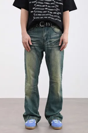 Washed Flared Jeans