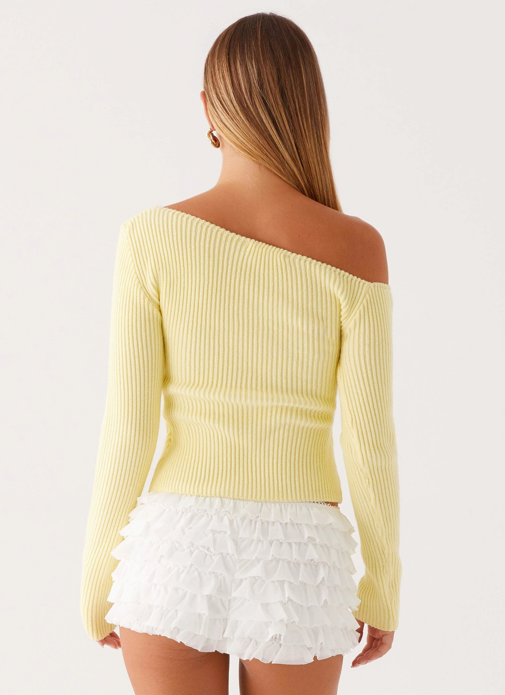 Waverly Knit Top - Pastel Yellow PreShrunk Fabric