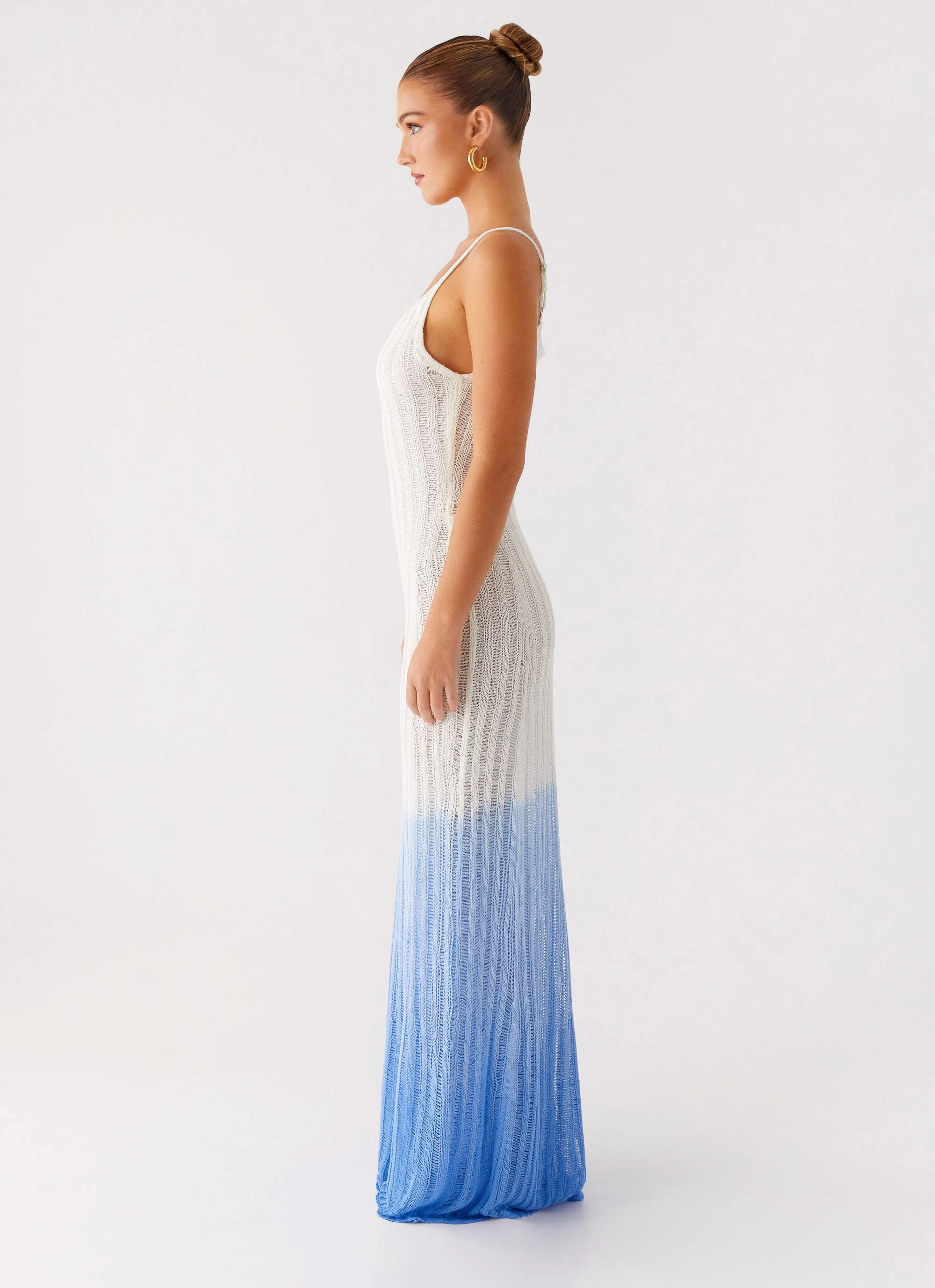 Moment Soft Lightweight and Breezy Kiki Maxi Dress - Ombre Blue