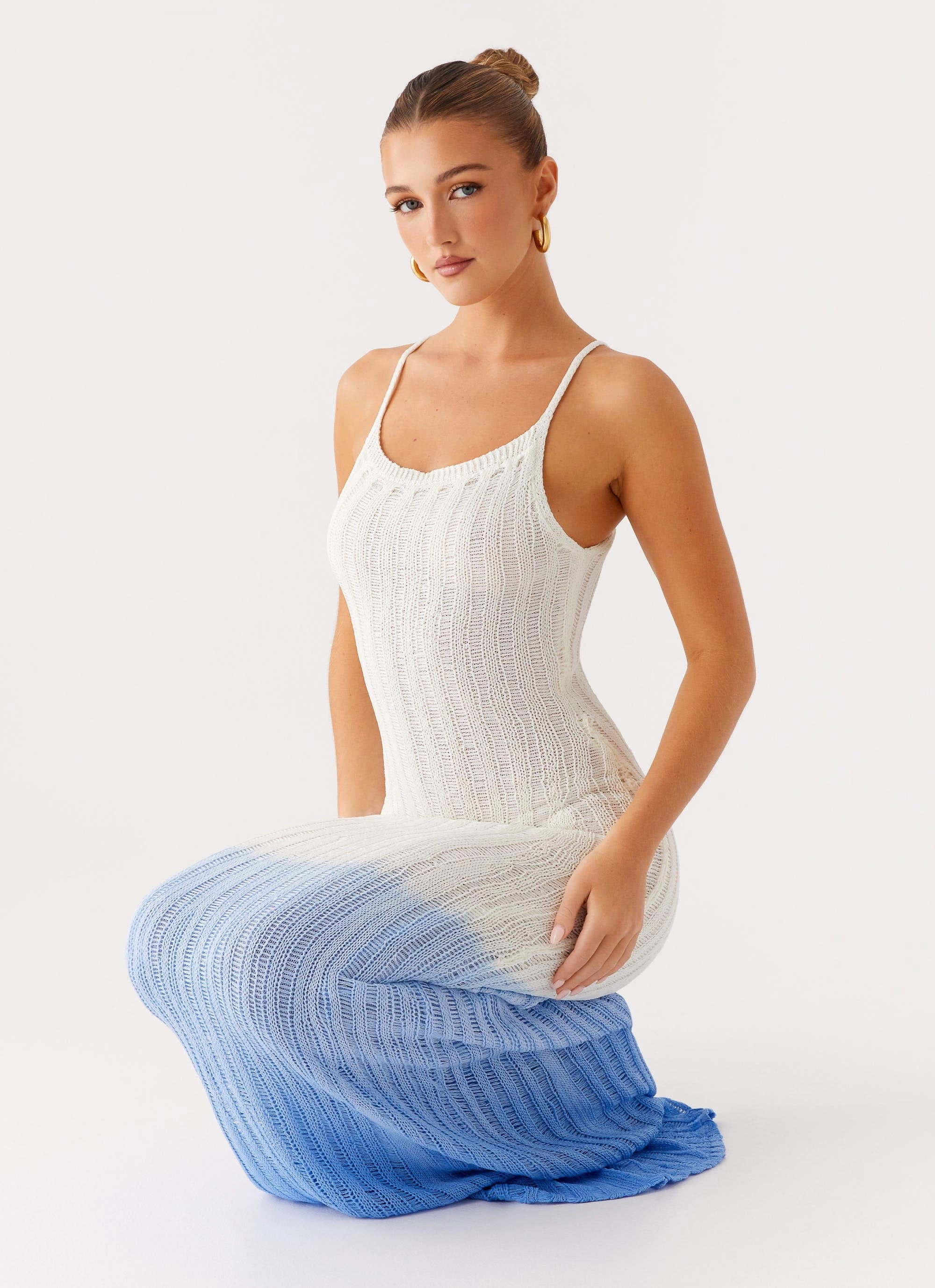 Calm Grace Kiki Maxi Dress - Ombre Blue