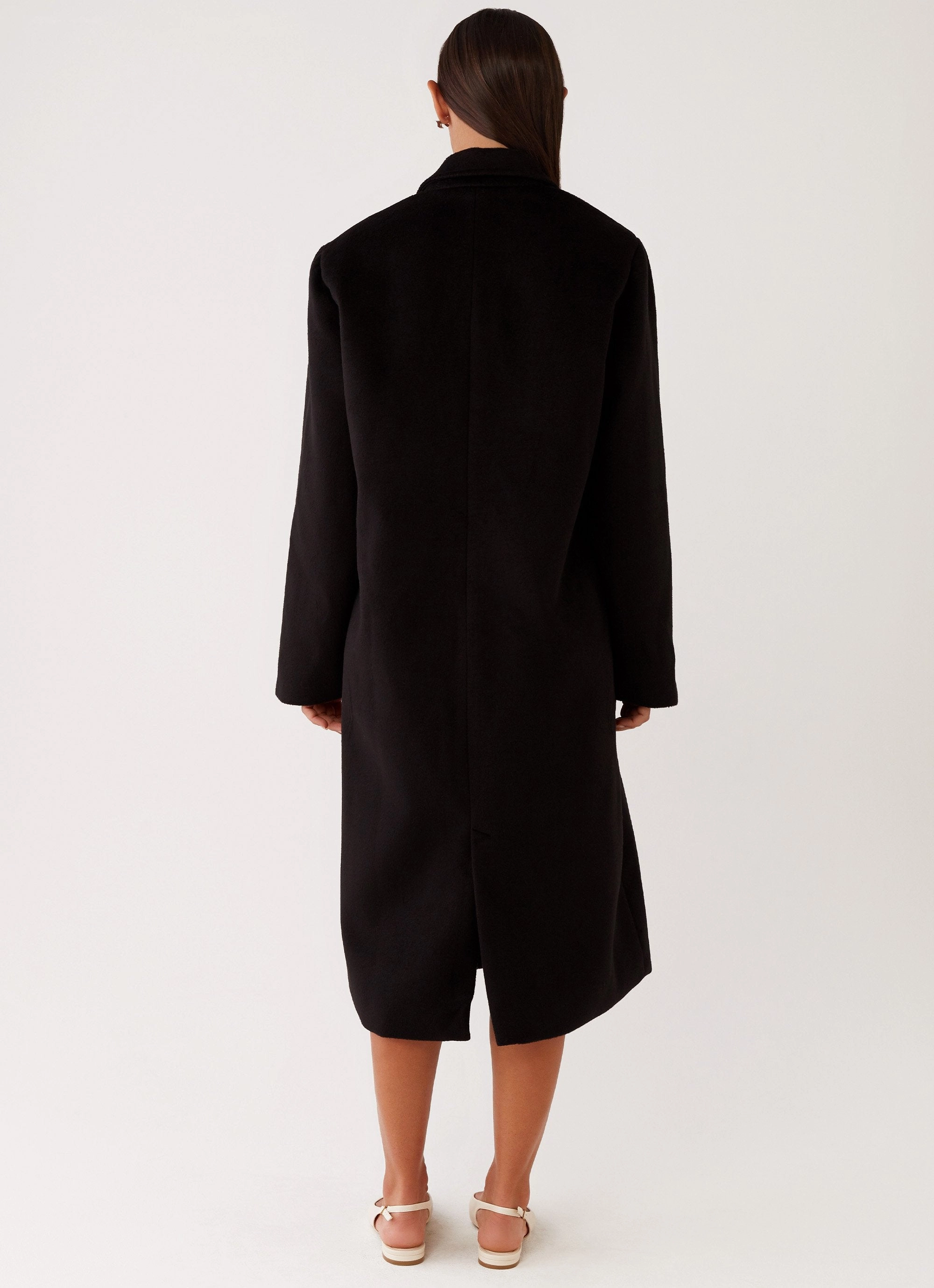 City Ready Gianni Double Breast Coat - Black