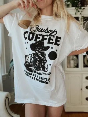 Western Aesthetic Cowboy Coffee Tee