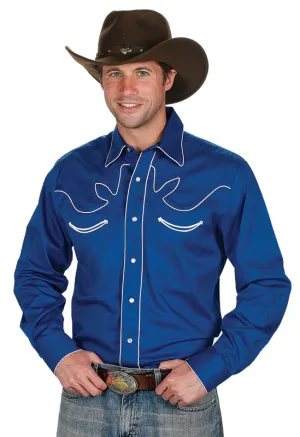 Western Shirt Blue (Men)