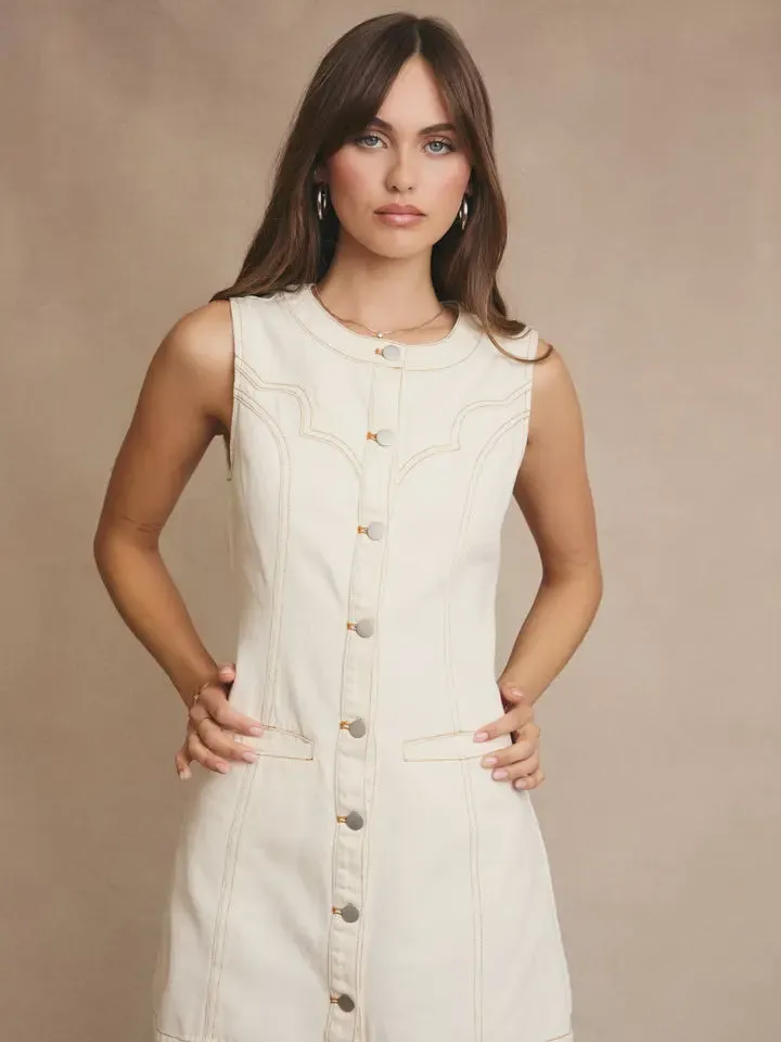 Western Stitch Dress Perfect Mood