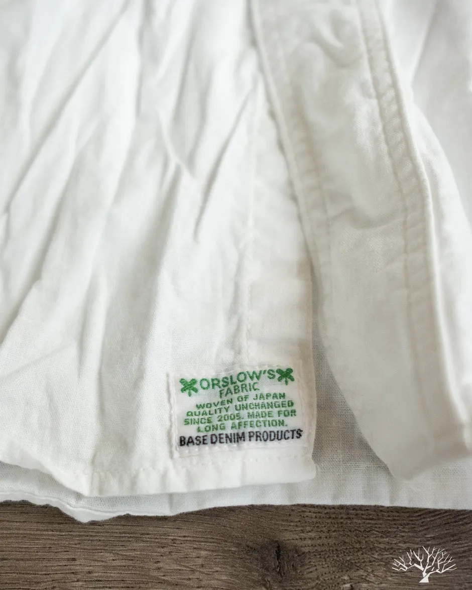 White Chambray Work Shirt