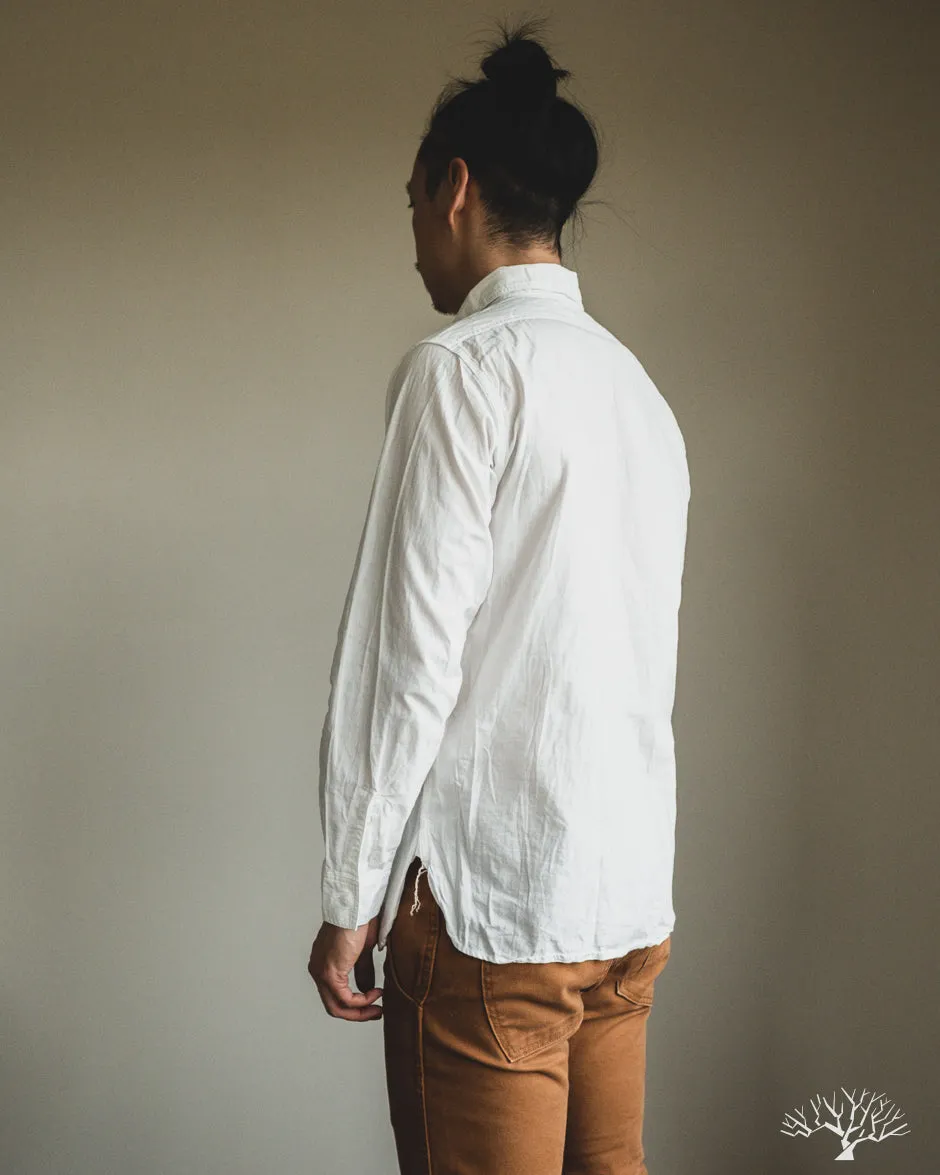 White Chambray Work Shirt