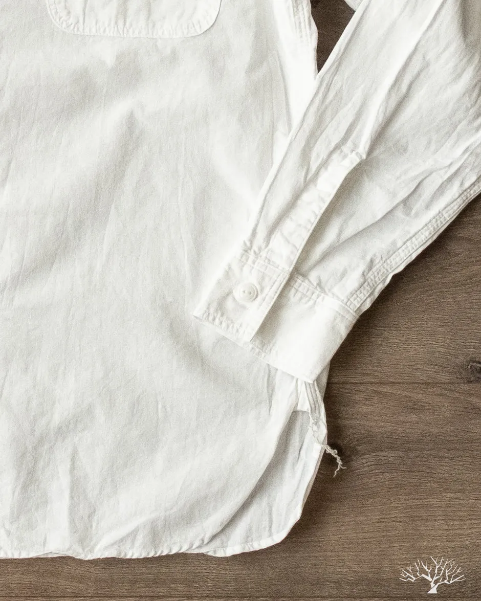 White Chambray Work Shirt