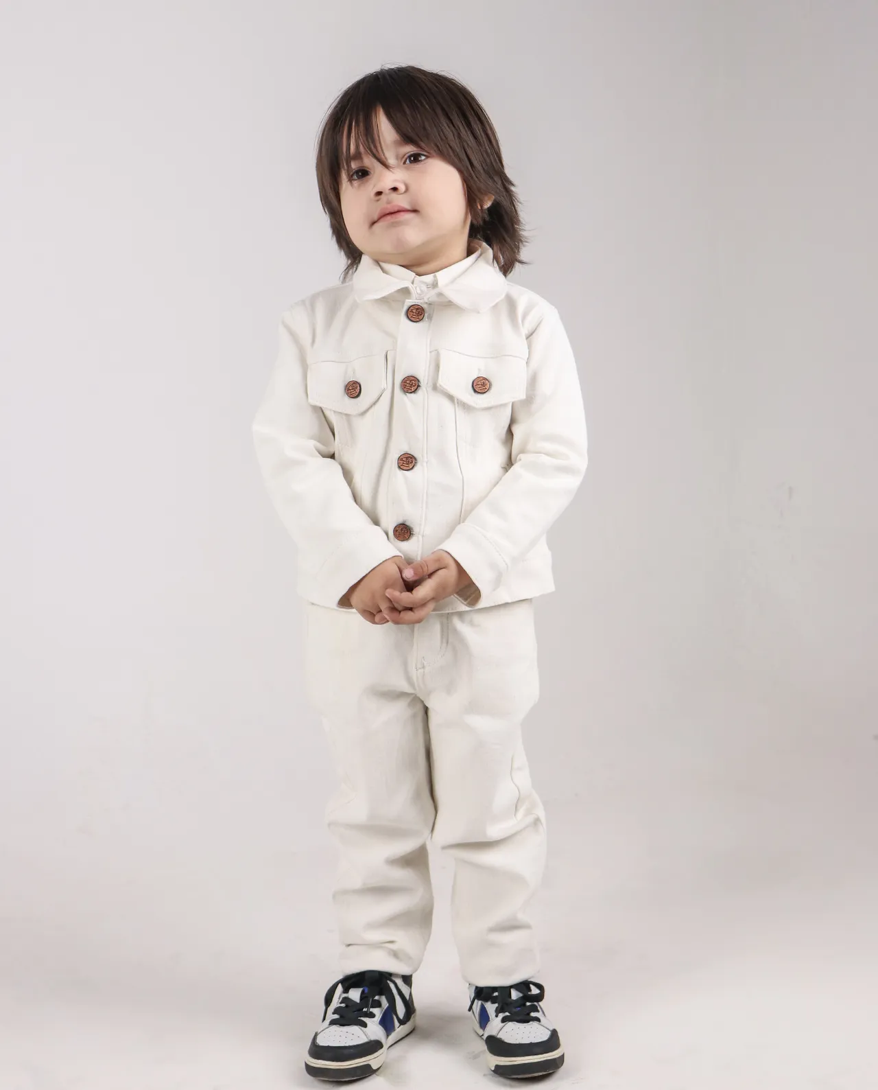 WHITE ON WHITE DENIM
