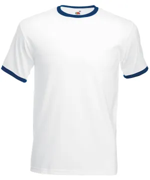White/Navy - Ringer T