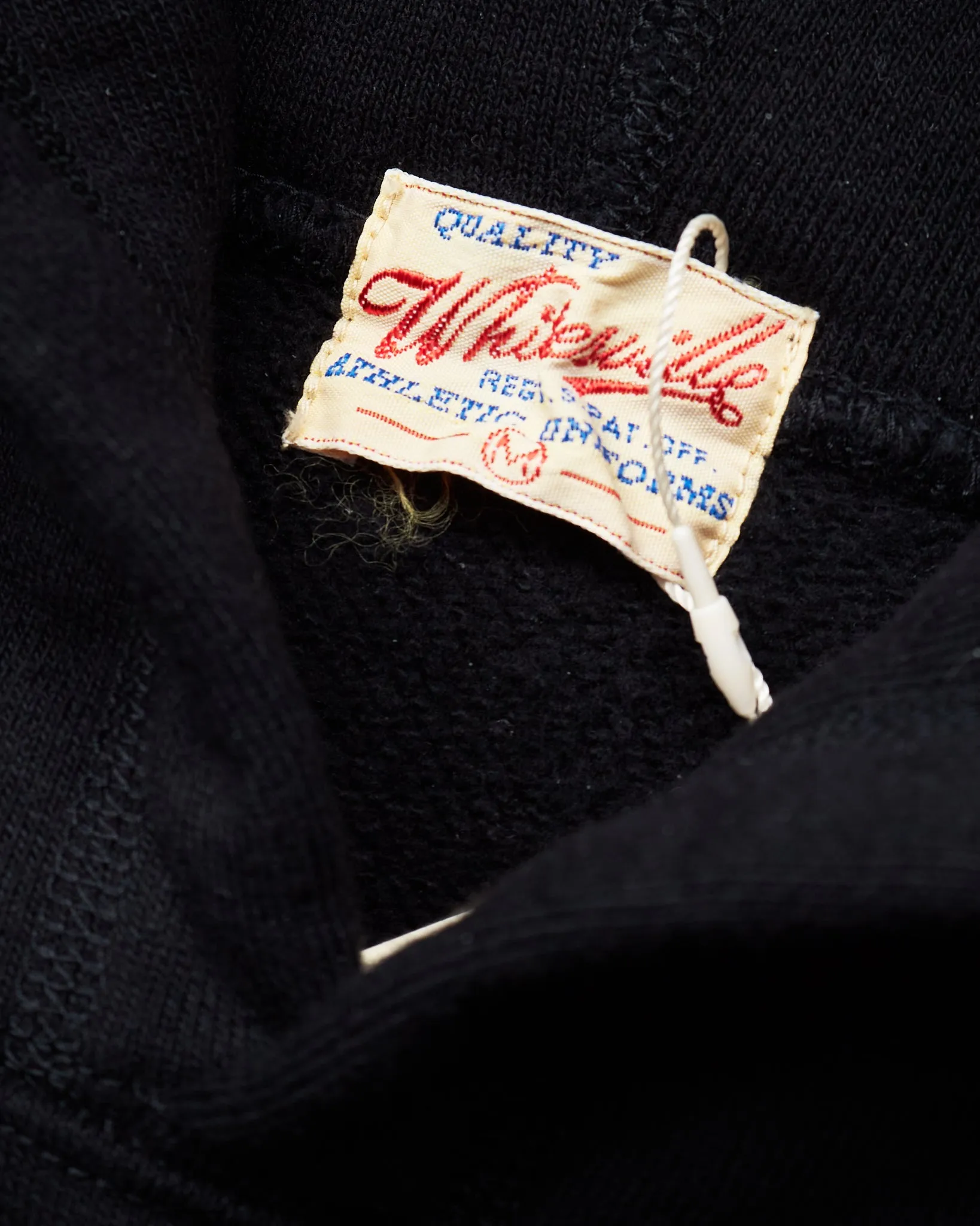 Whitesville Heavyweight Loop-Wheeled Hoodie Black WV67729